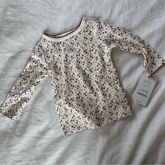 Carter’s Girls 2 Piece Overall and Long Sleeve Shirt Set // 3 months - Picture 3 of 4